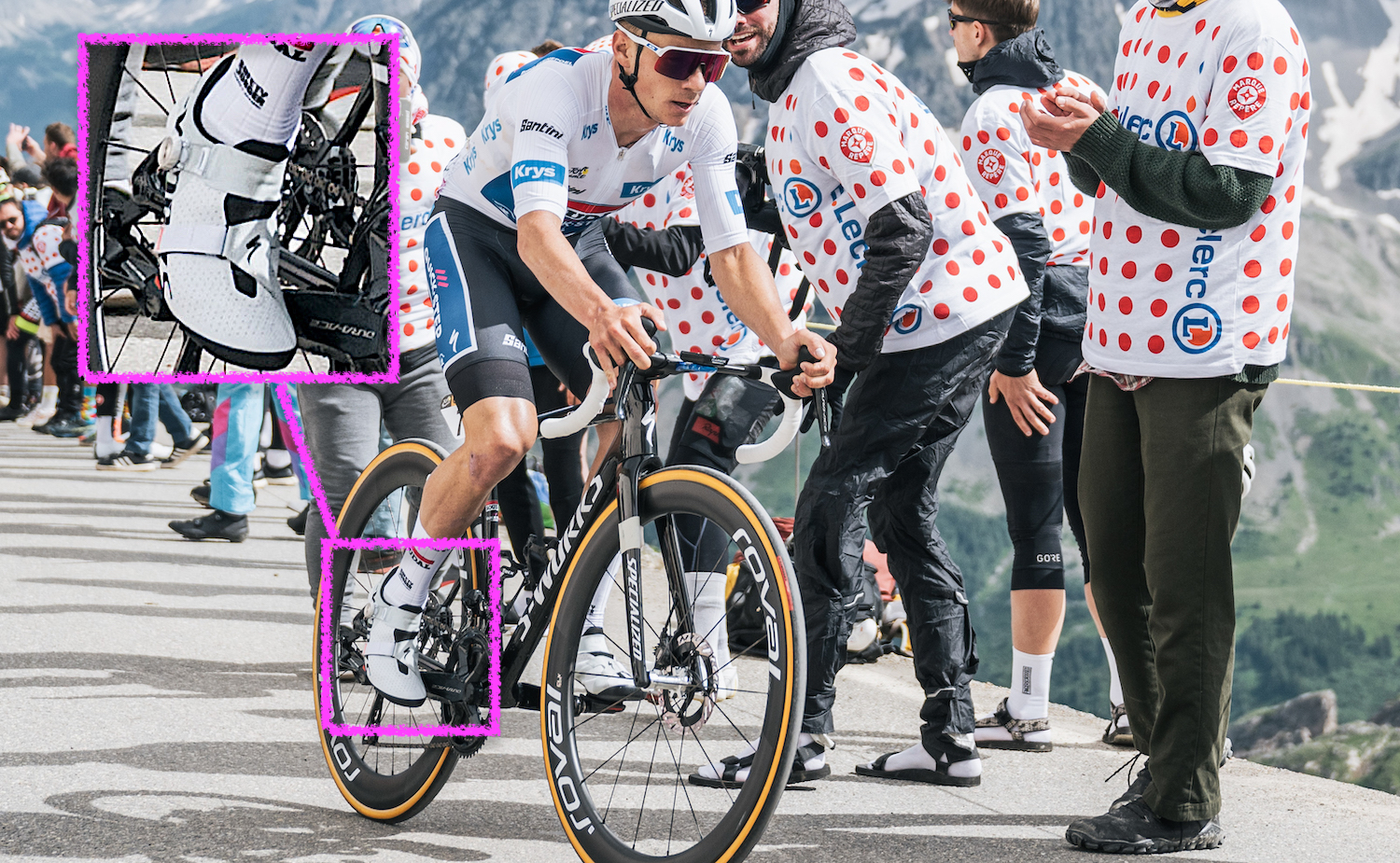 Ma che scarpe sta usando Evenepoel al Tour de France?