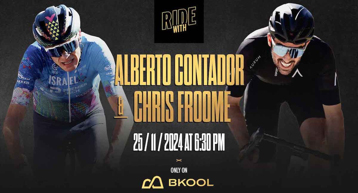 Pedalare con Froome e Contador su BKOOL: lunedì  la sfida sulle strade del Giro